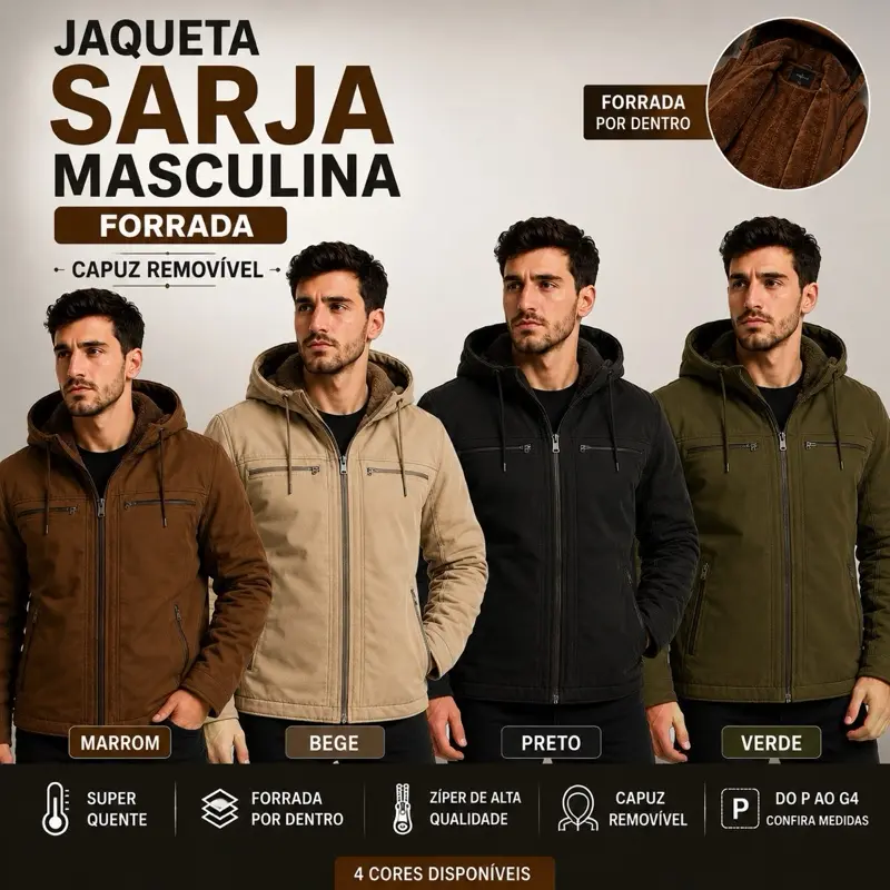 NordWear Jaqueta Sarja Masculina